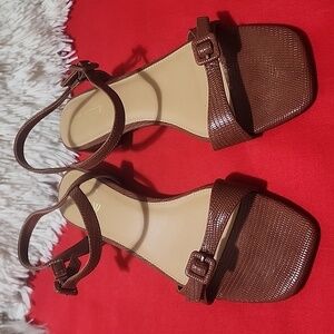 J. Crew Brown Strappy Sandals